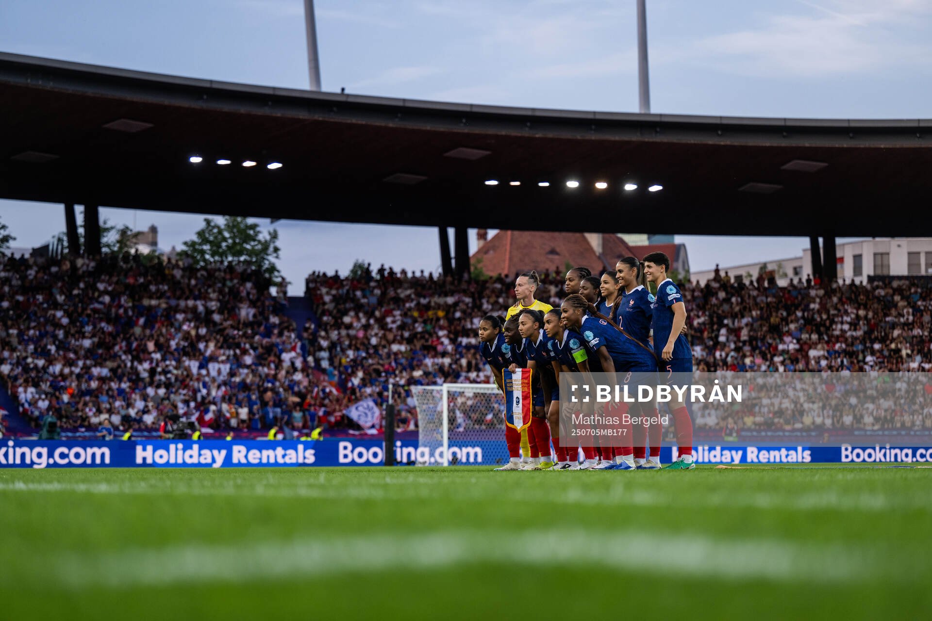 The starting eleven of France pose for a photo