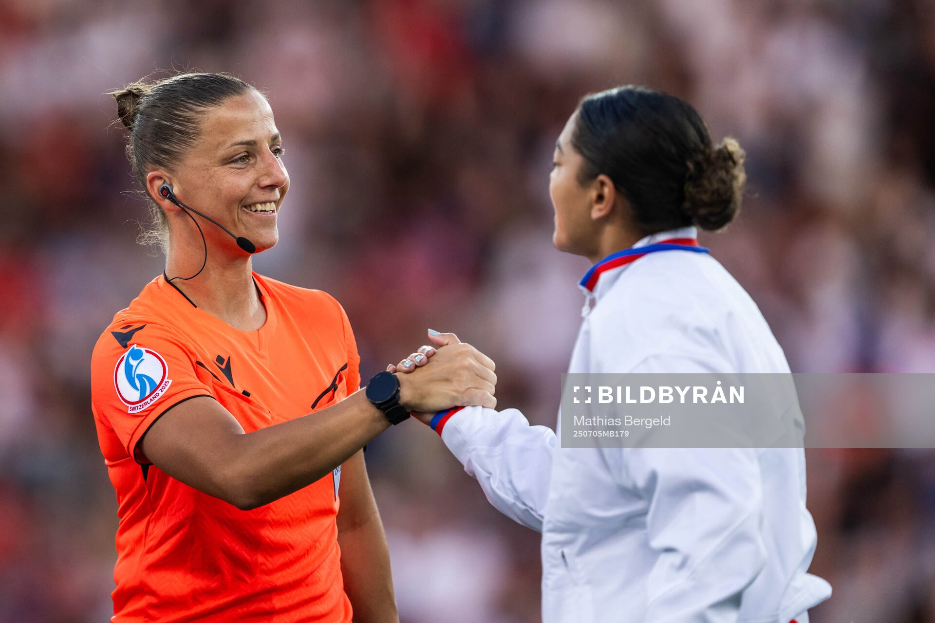 Assistant referee Almira Spahic