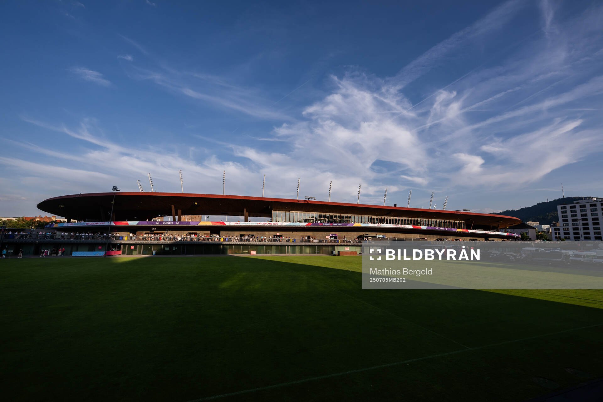 General exterior view of Stadion Letzigrund
