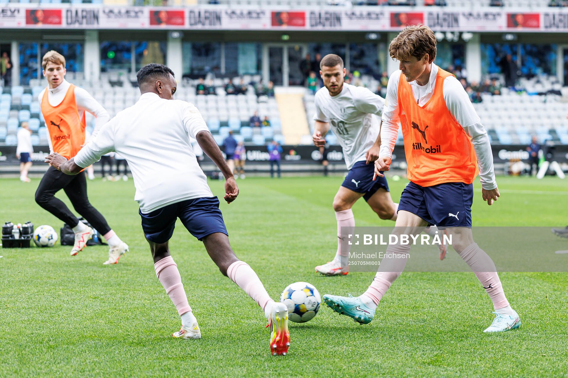 Malmö FFs Taha Ali, Gabriel Busanello och Oliver Berg