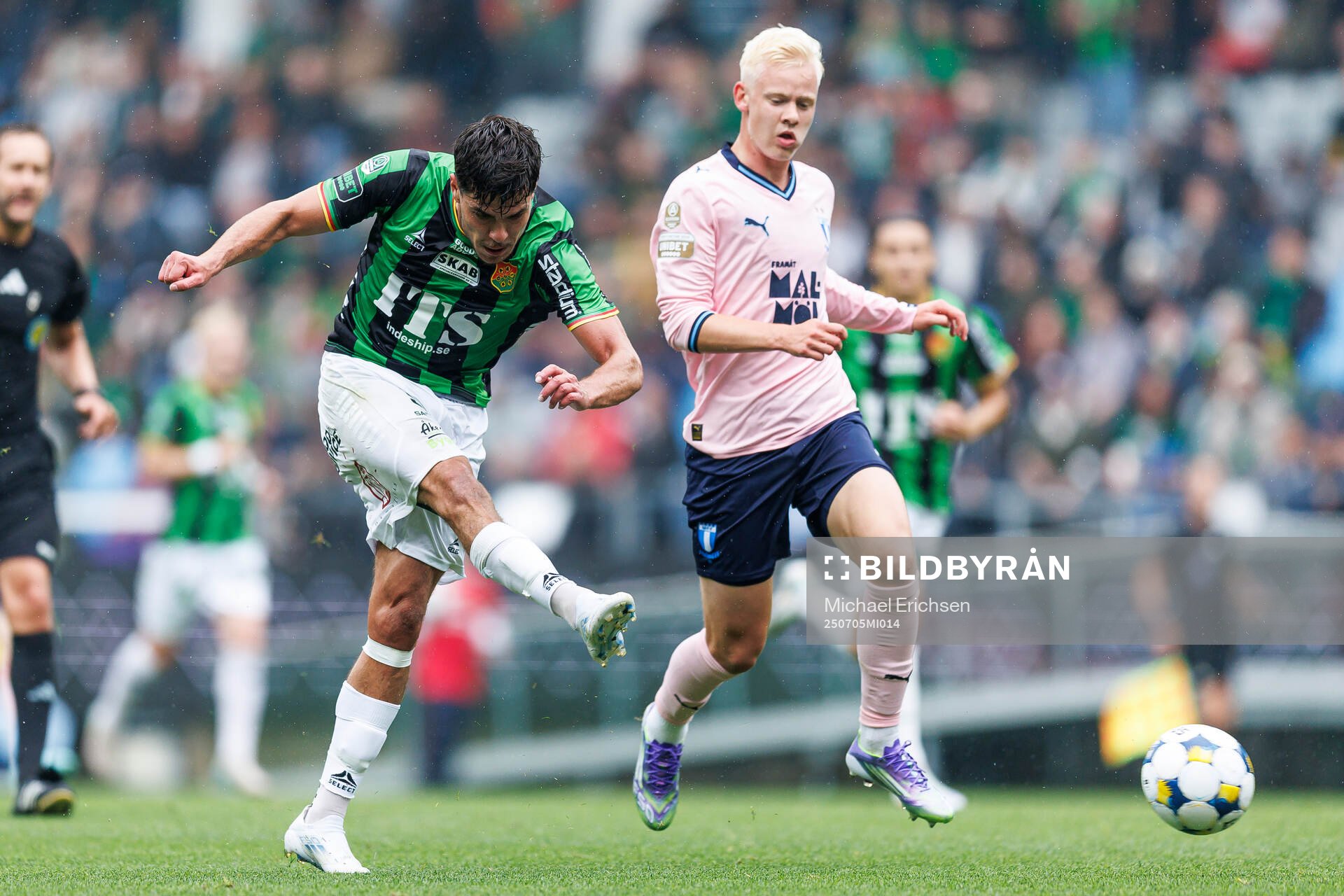 GAIS William Milovanovic och Malmö FFs Otto Rosengren