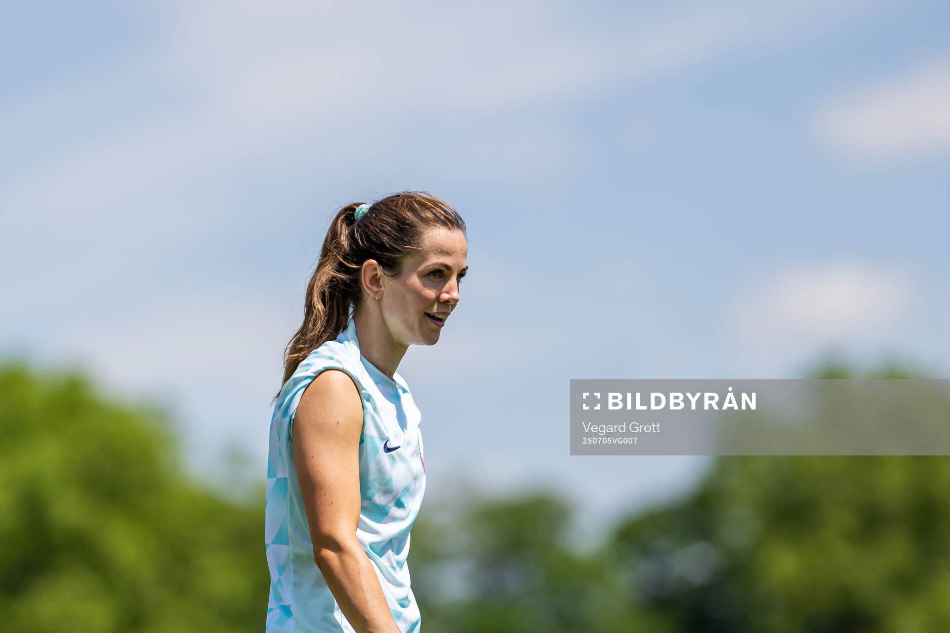 Tuva Hansen of the Norwegian women's national football team