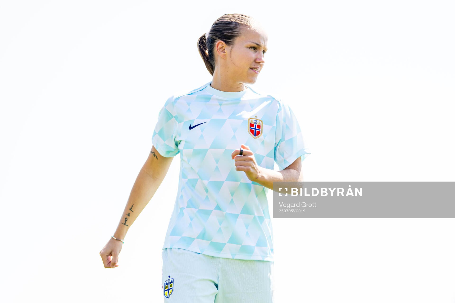 Guro Reiten of the Norwegian women's national football team