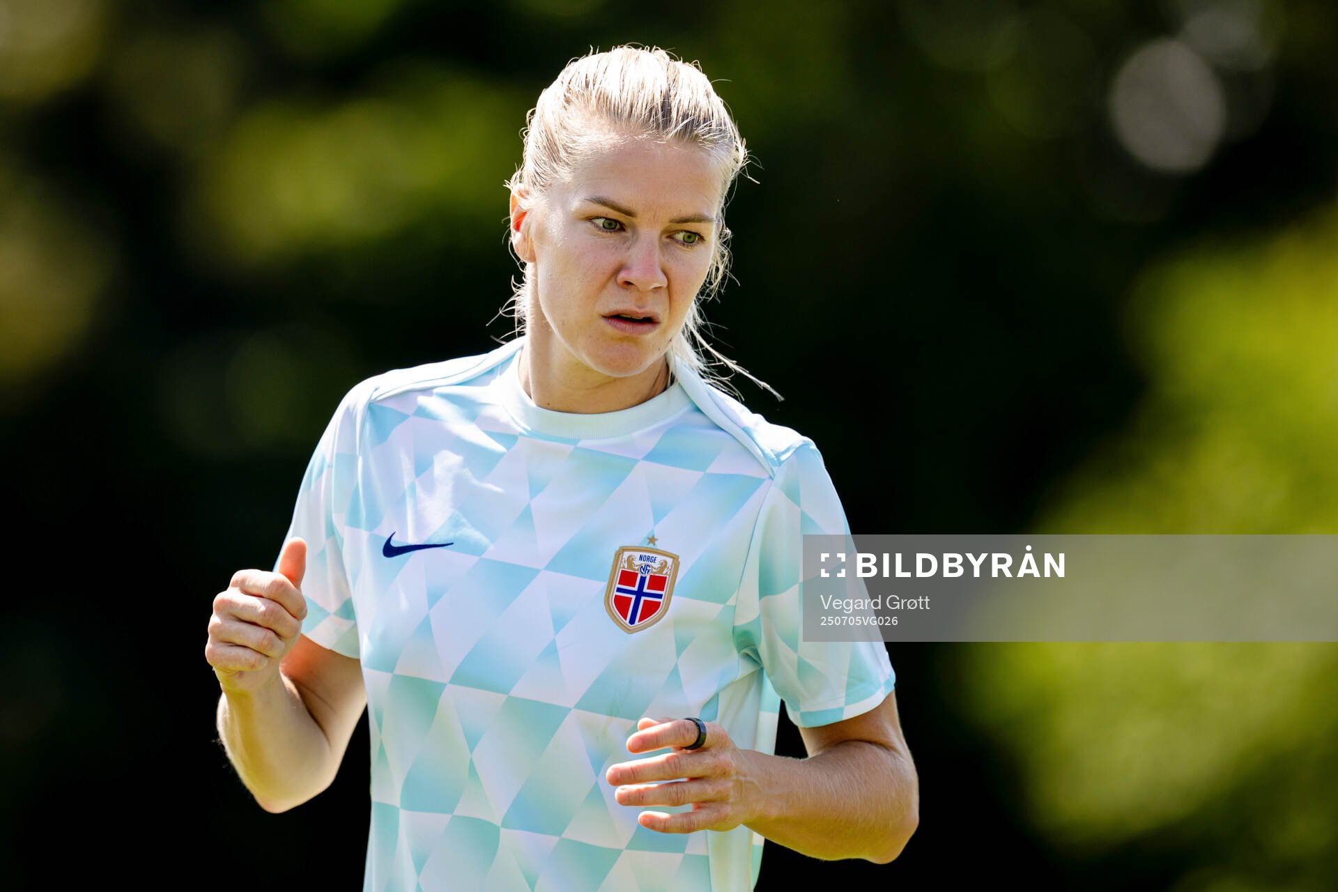 Ada Hegerberg of the Norwegian women's national football