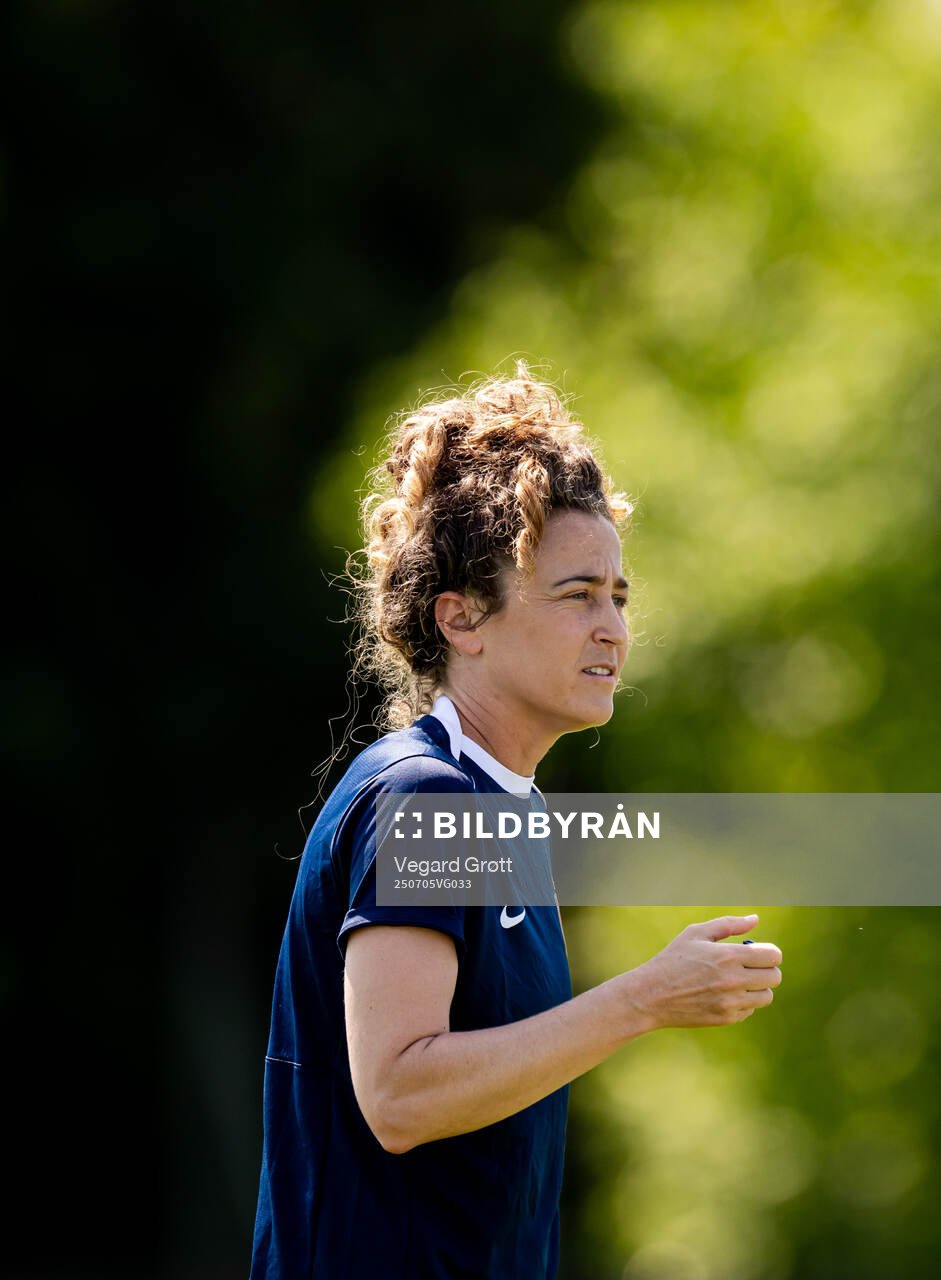 Frankie Hunter, fitness coach of the Norwegian women's