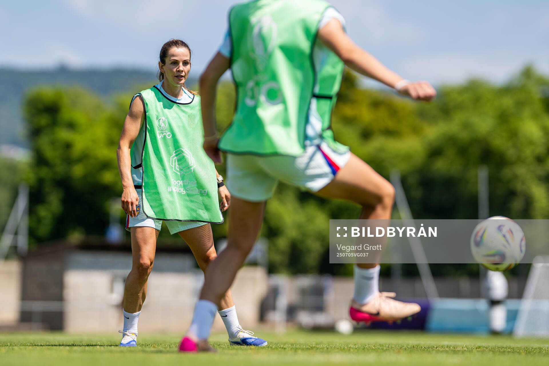 Tuva Hansen of the Norwegian women's national football team