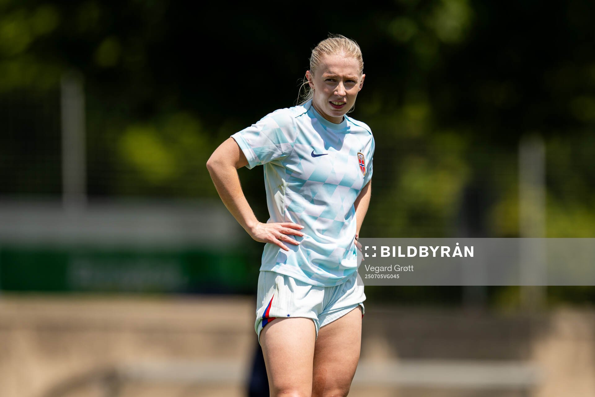 Thea Bjelde of the Norwegian women's national football team
