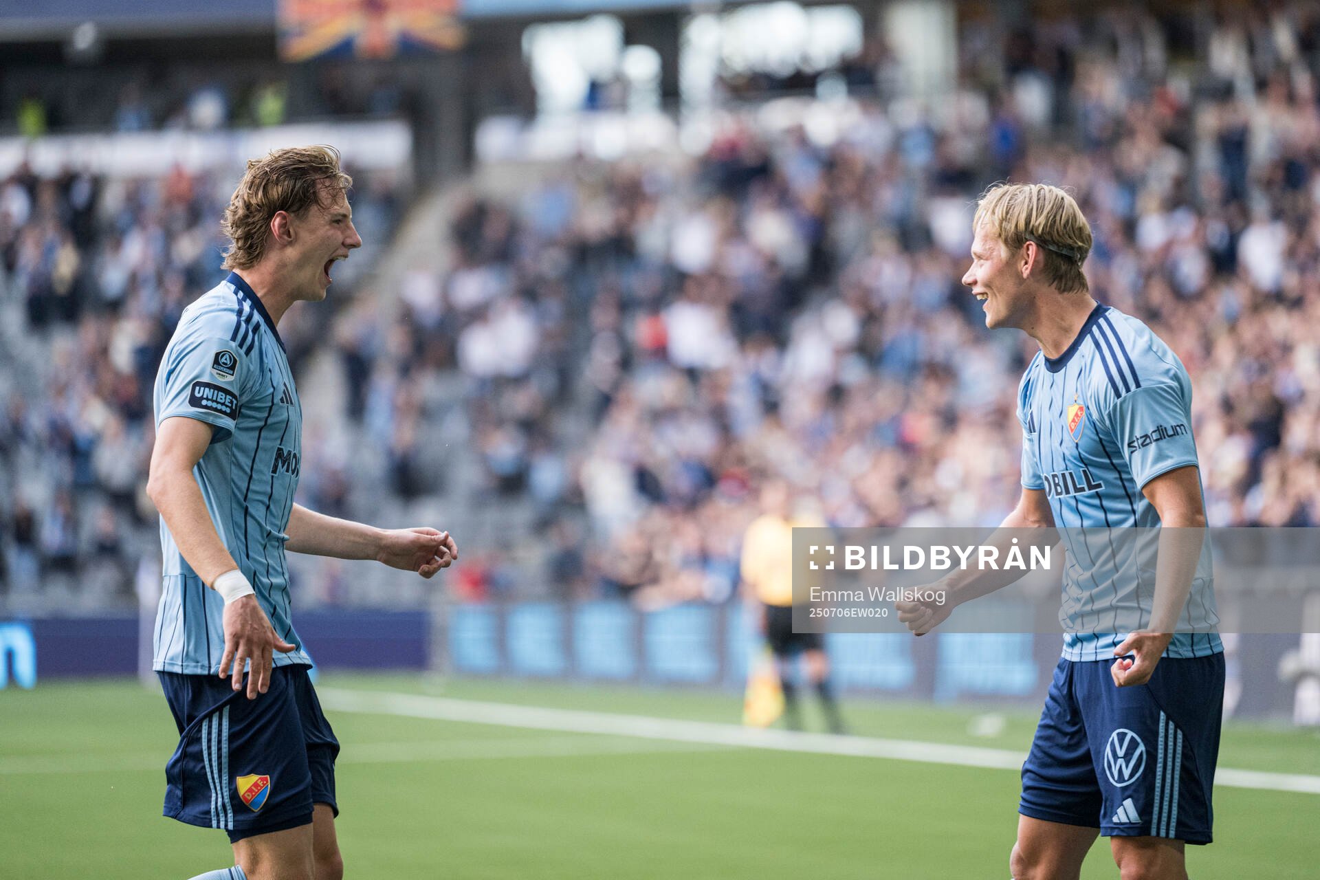 Djurgårdens August Priske Flyger och Tobias Gulliksen