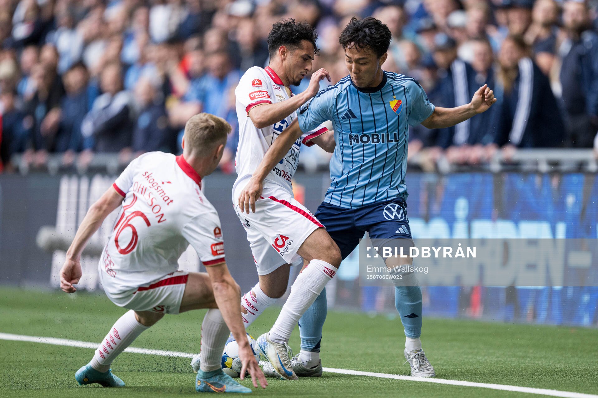 Degerfors Sebastian Ohlsson och Elias Barsoum mot