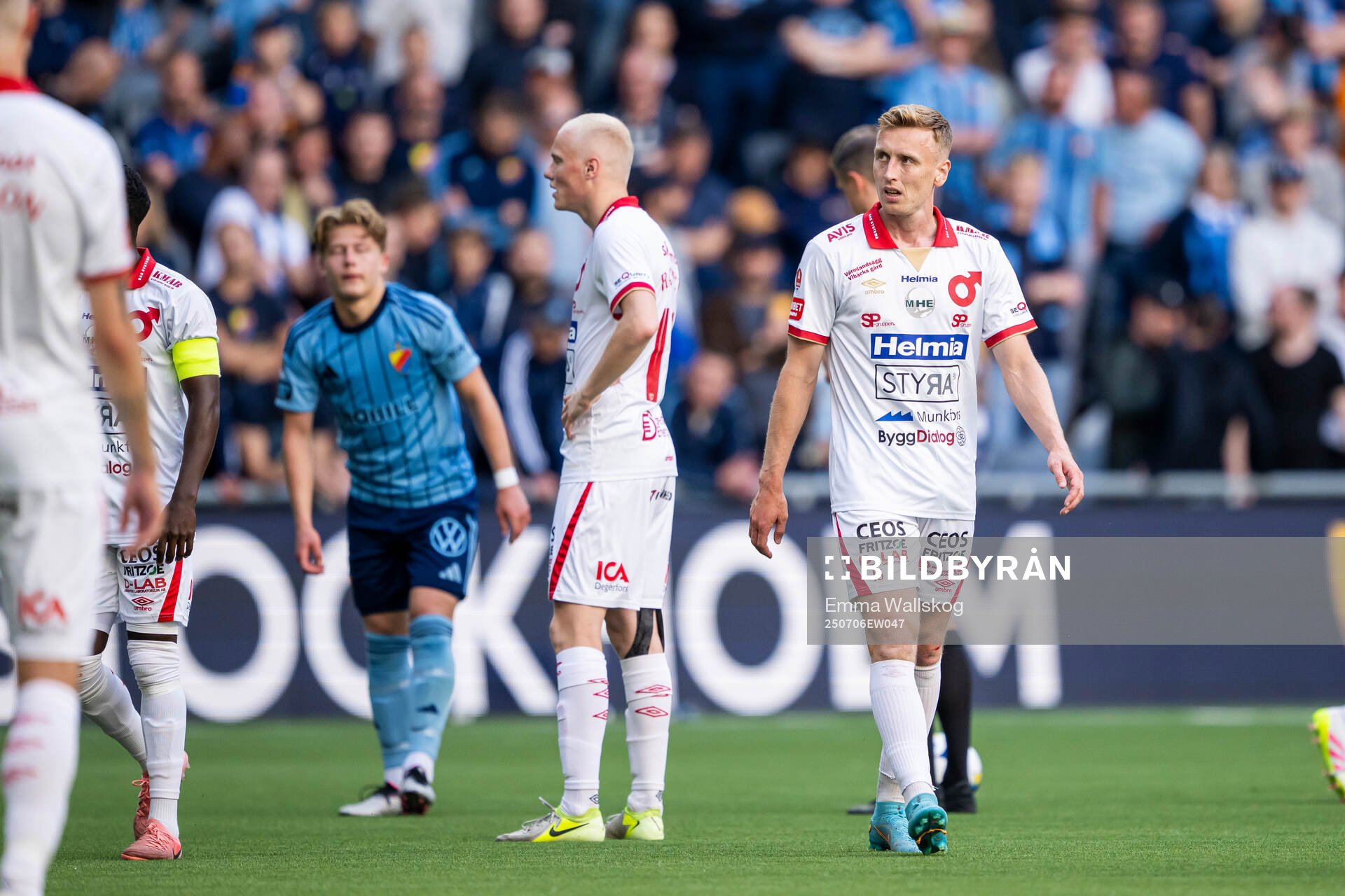 Degerfors Sebastian Ohlsson depparunder fotbollsmatchen i