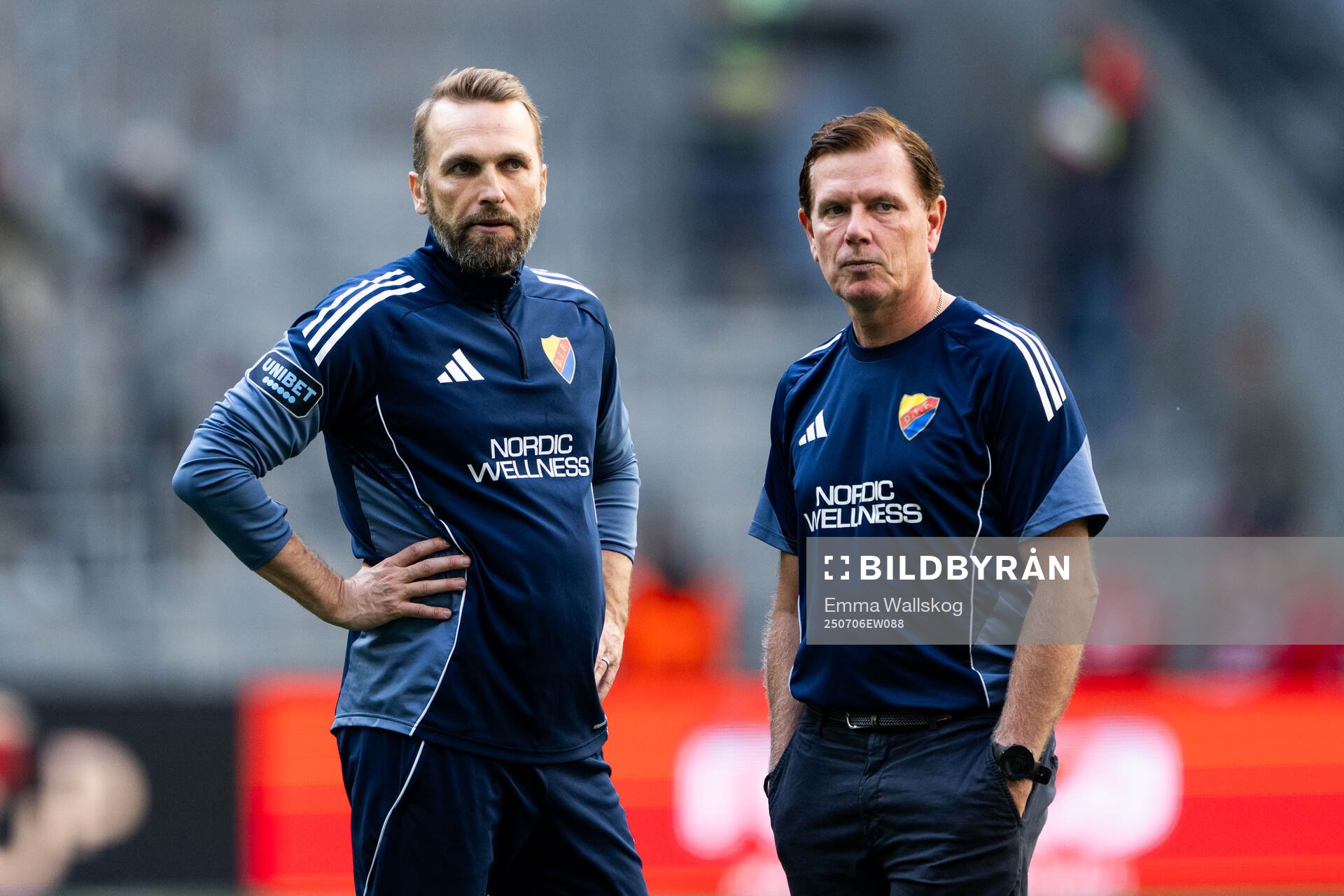 Djurgårdens tränare Jani Honkavaara och assisterande