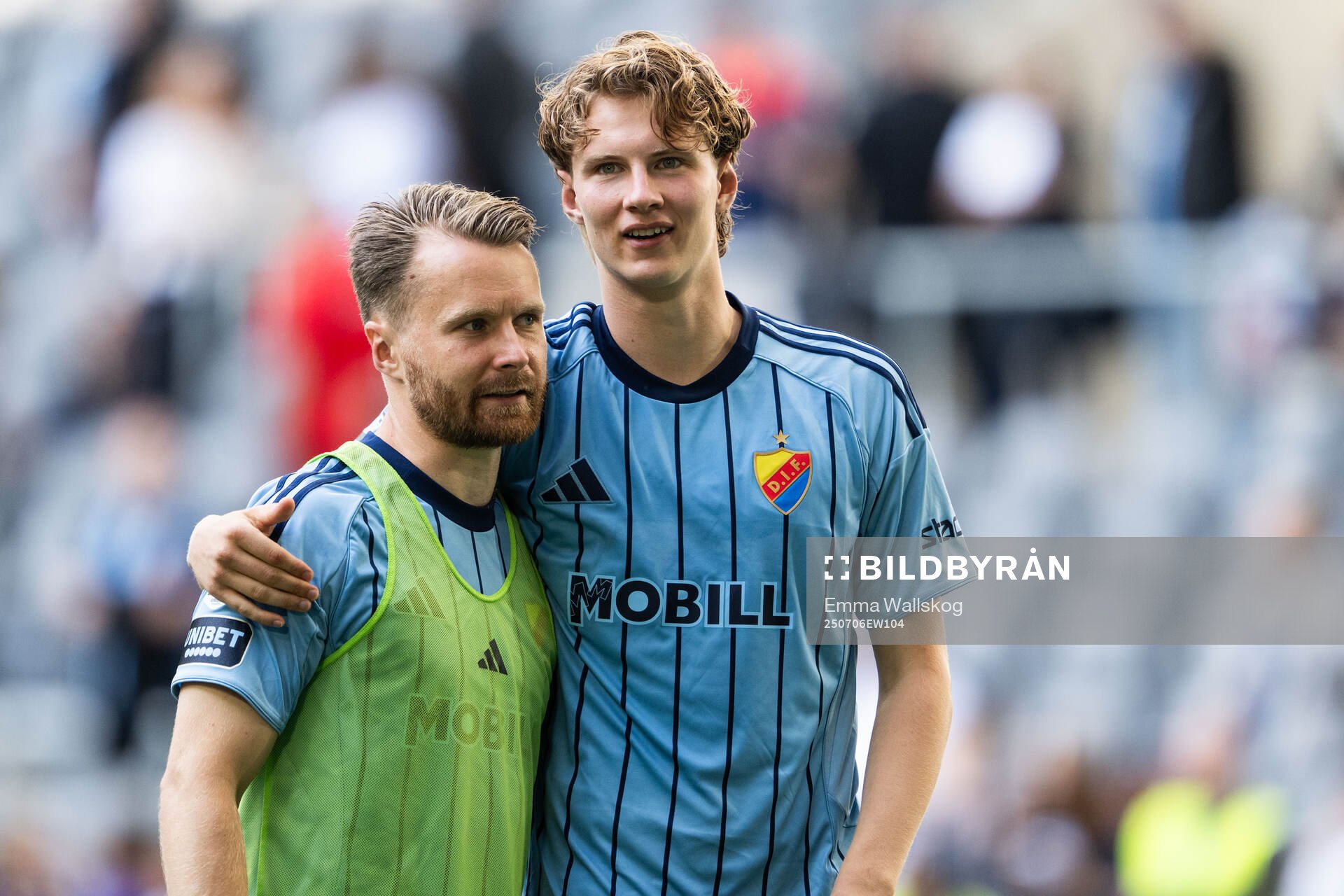 Djurgårdens Jacob Une och August Priske Flyger