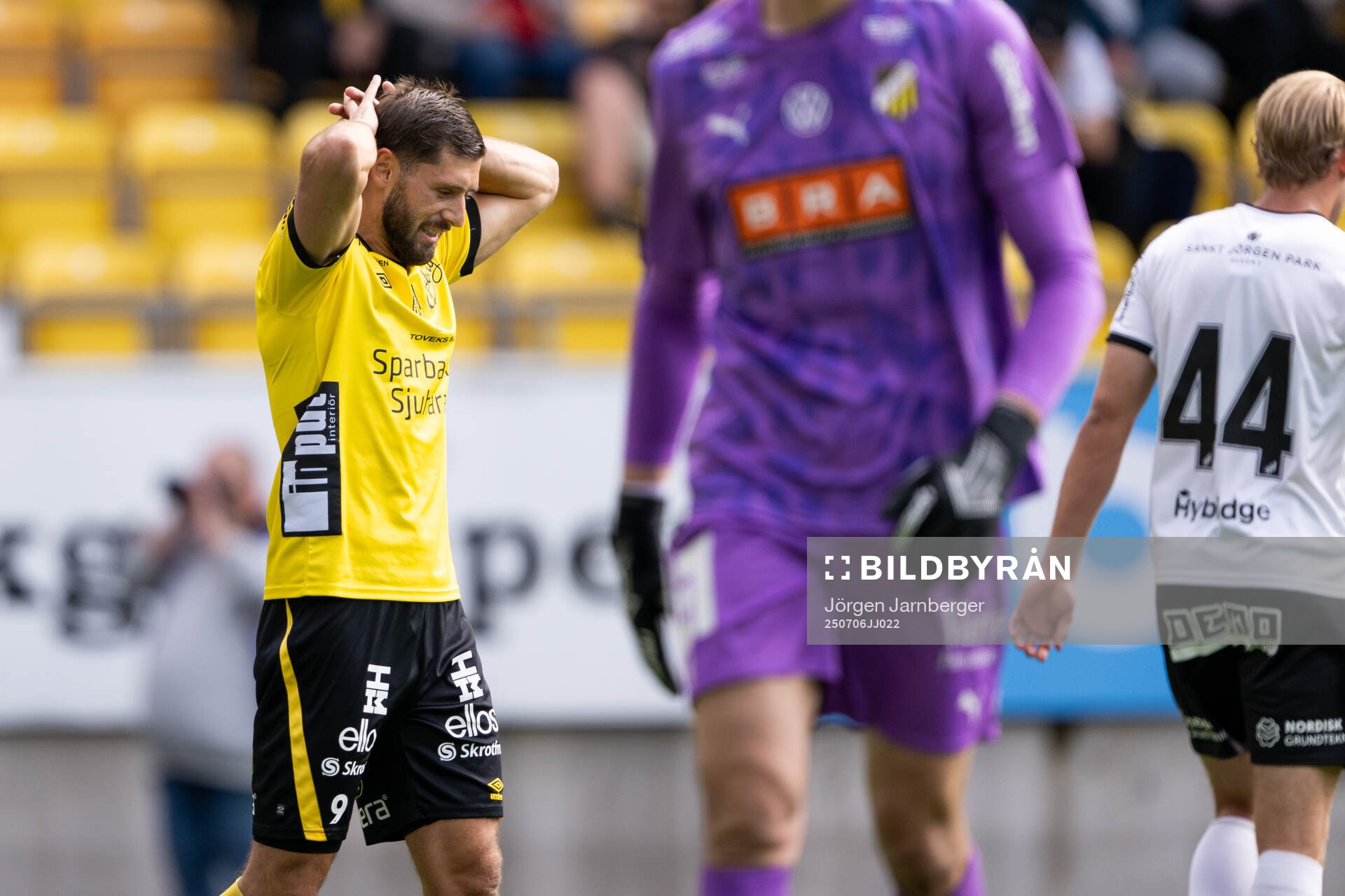 under fotbollsmatchen i Allsvenskan mellan Elfsborg och