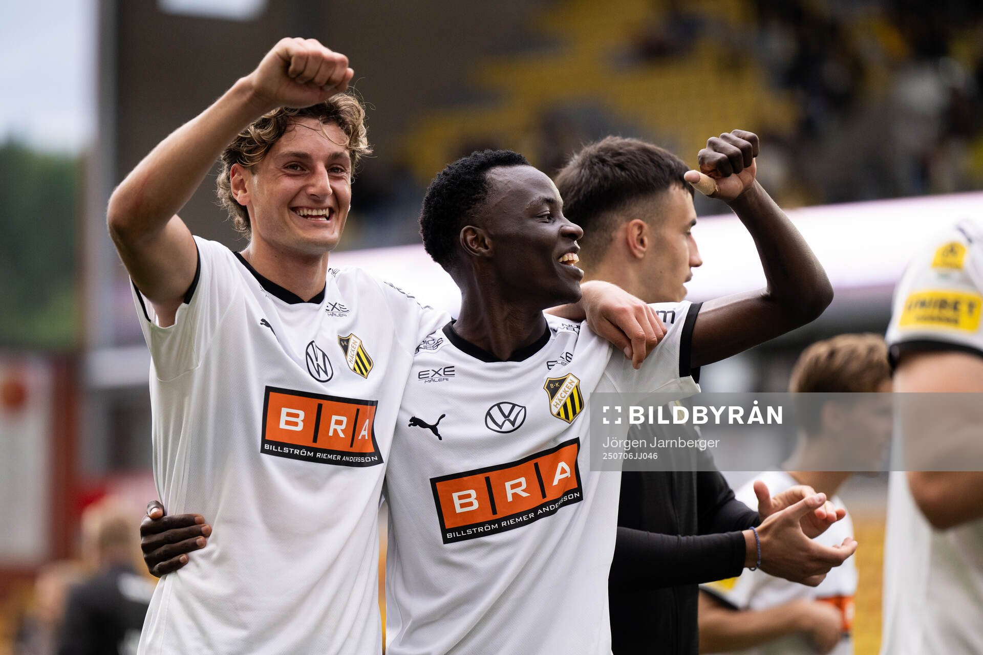 Häckens Silas Andersen och John Paul Dembe