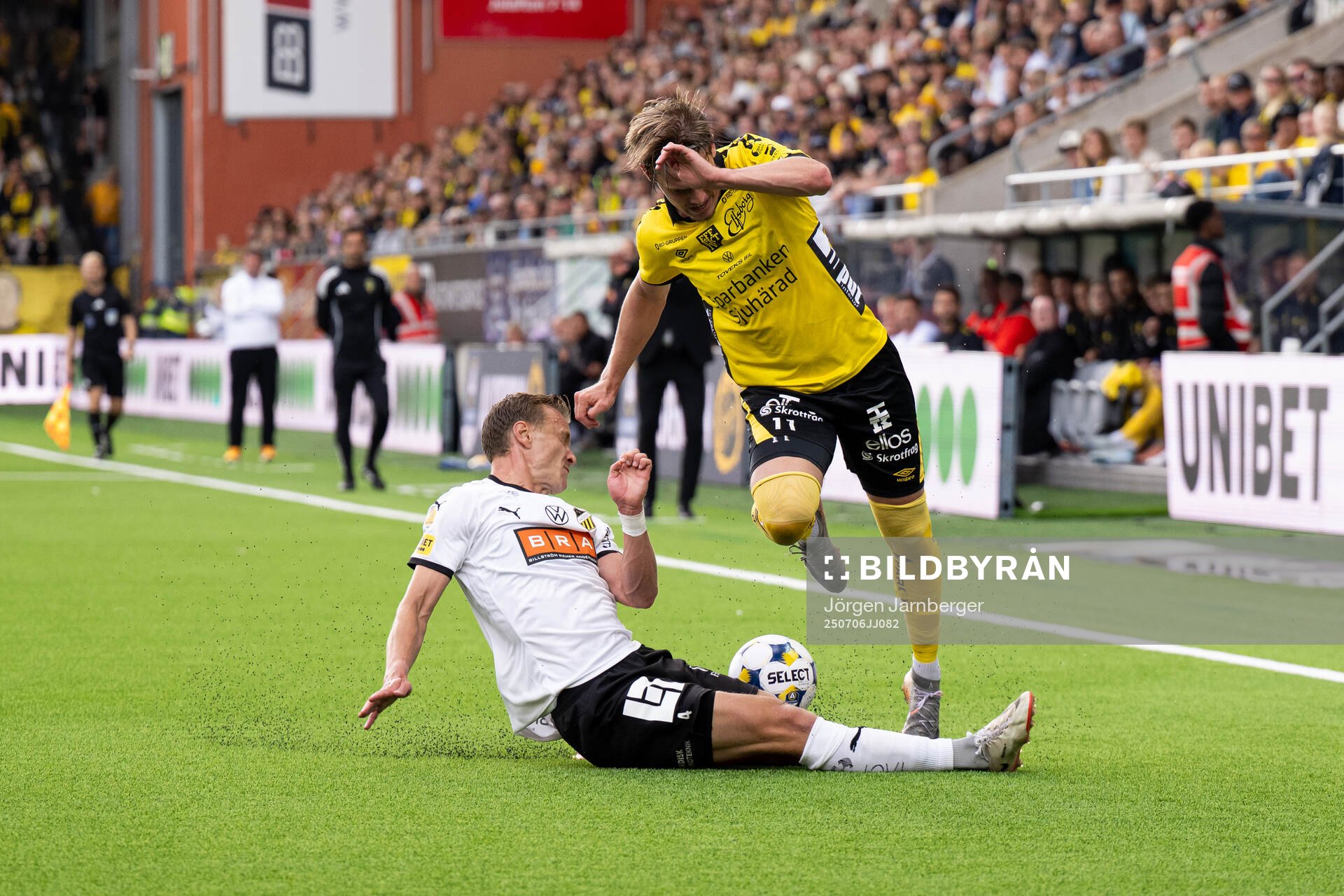 Häckens Marius Lode och Elfsborgs Taylor Silverholt