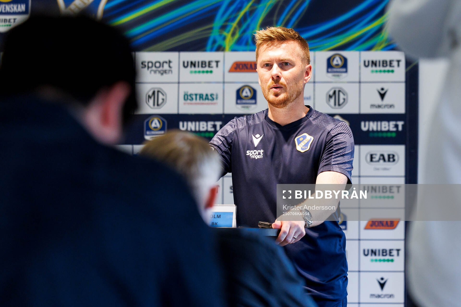Halmstads tränare Johan Lindholm