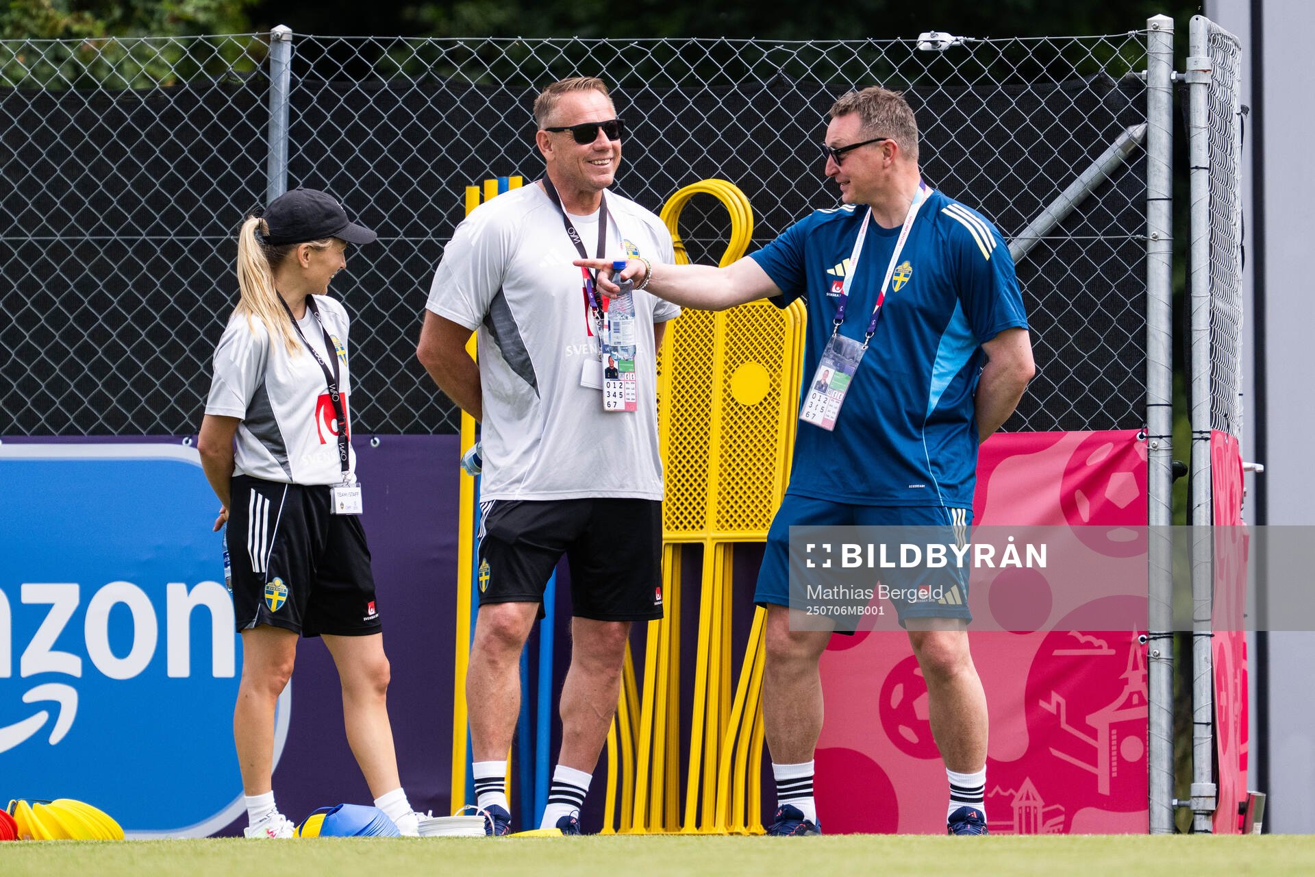 Head of security Stefan Dejemyr of the Swedish women's