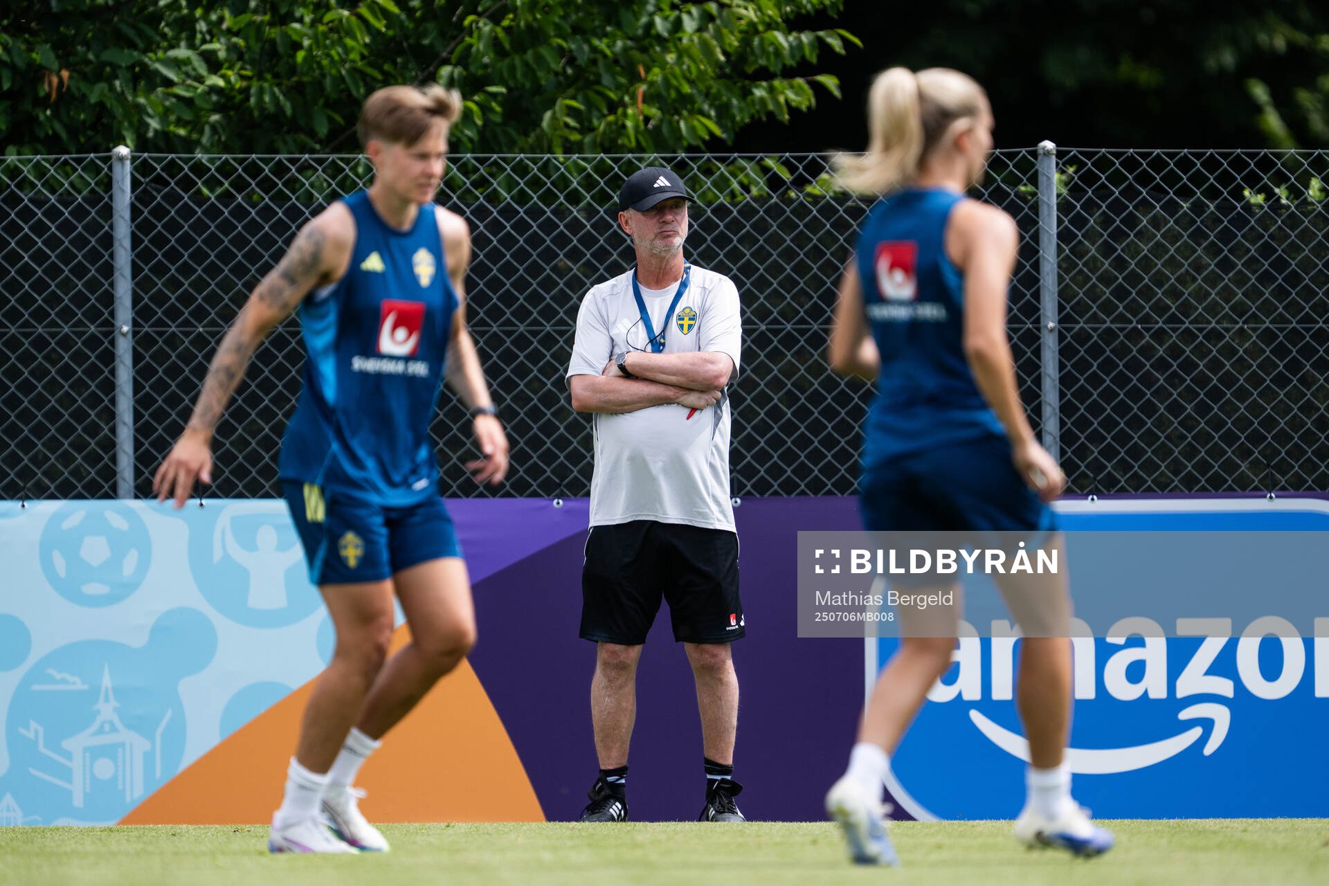 Head coach Peter Gerhardsson of the Swedish women's