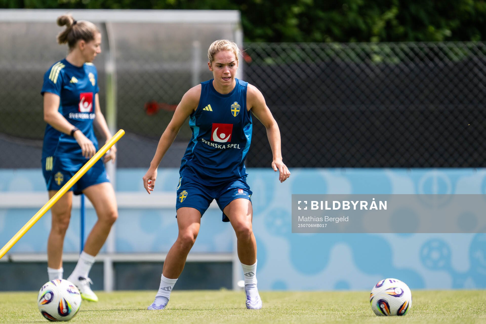 Hanna Lundkvist of the Swedish women's national football