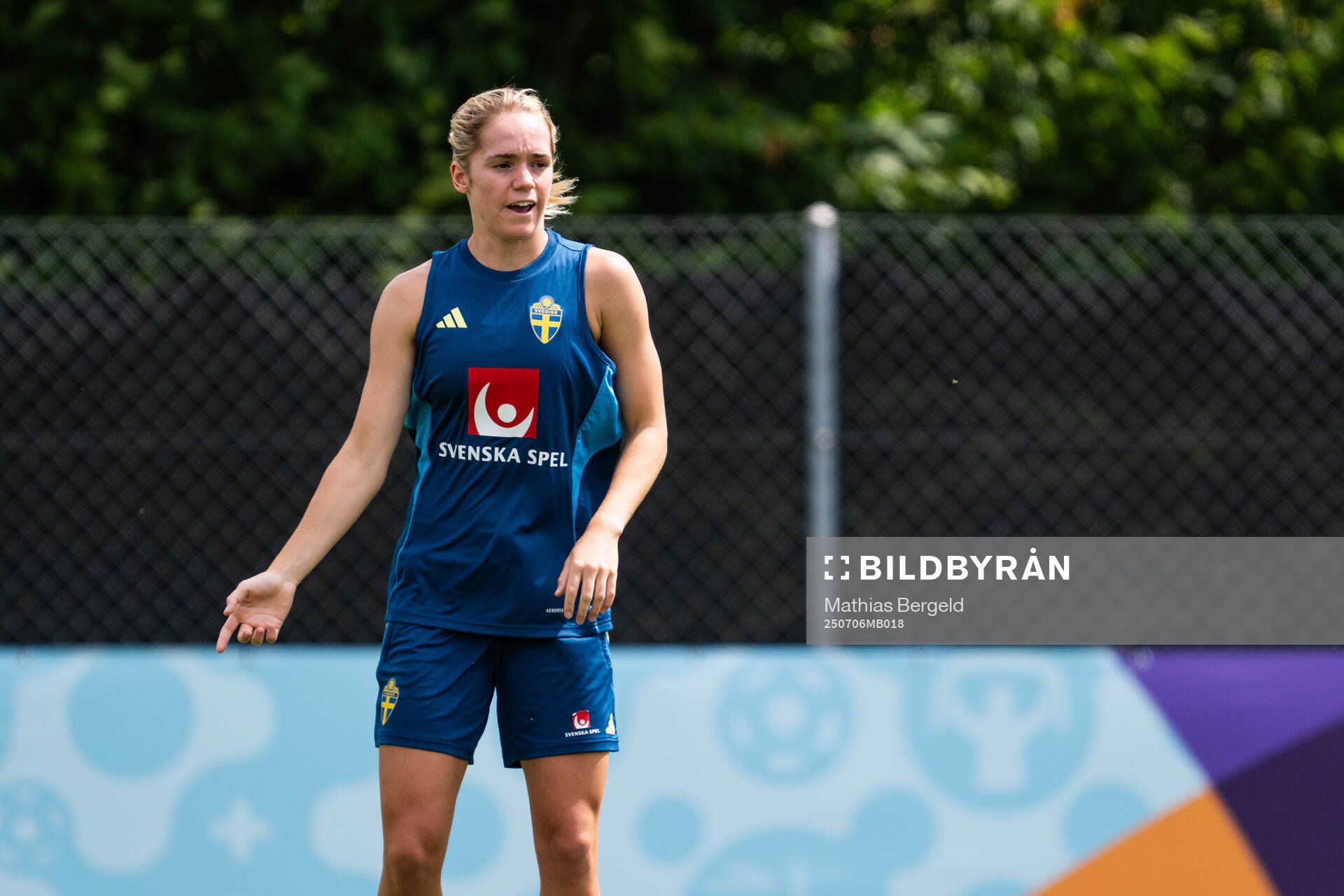 Hanna Lundkvist of the Swedish women's national football