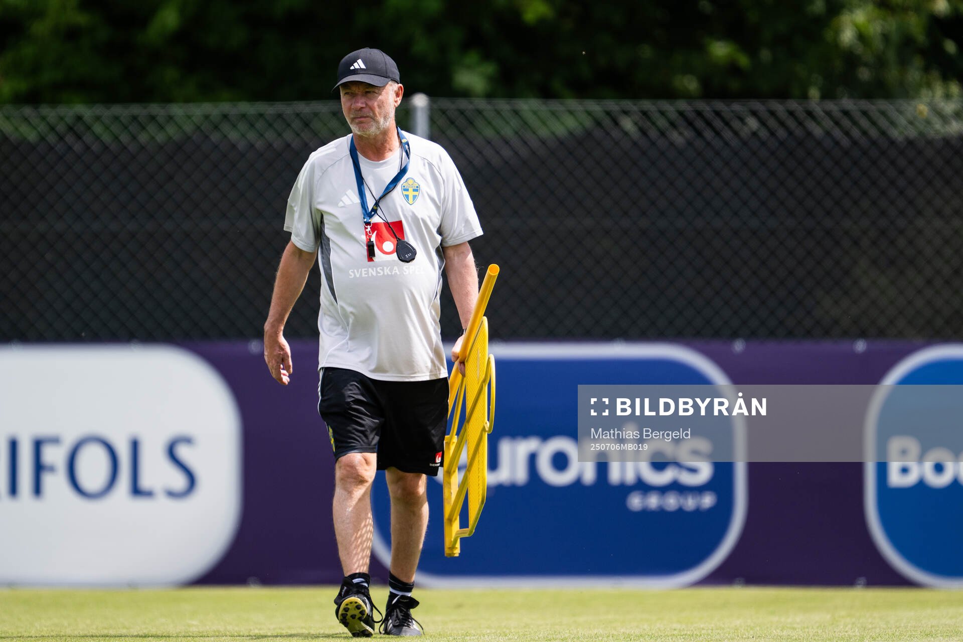 Head coach Peter Gerhardsson of the Swedish women's