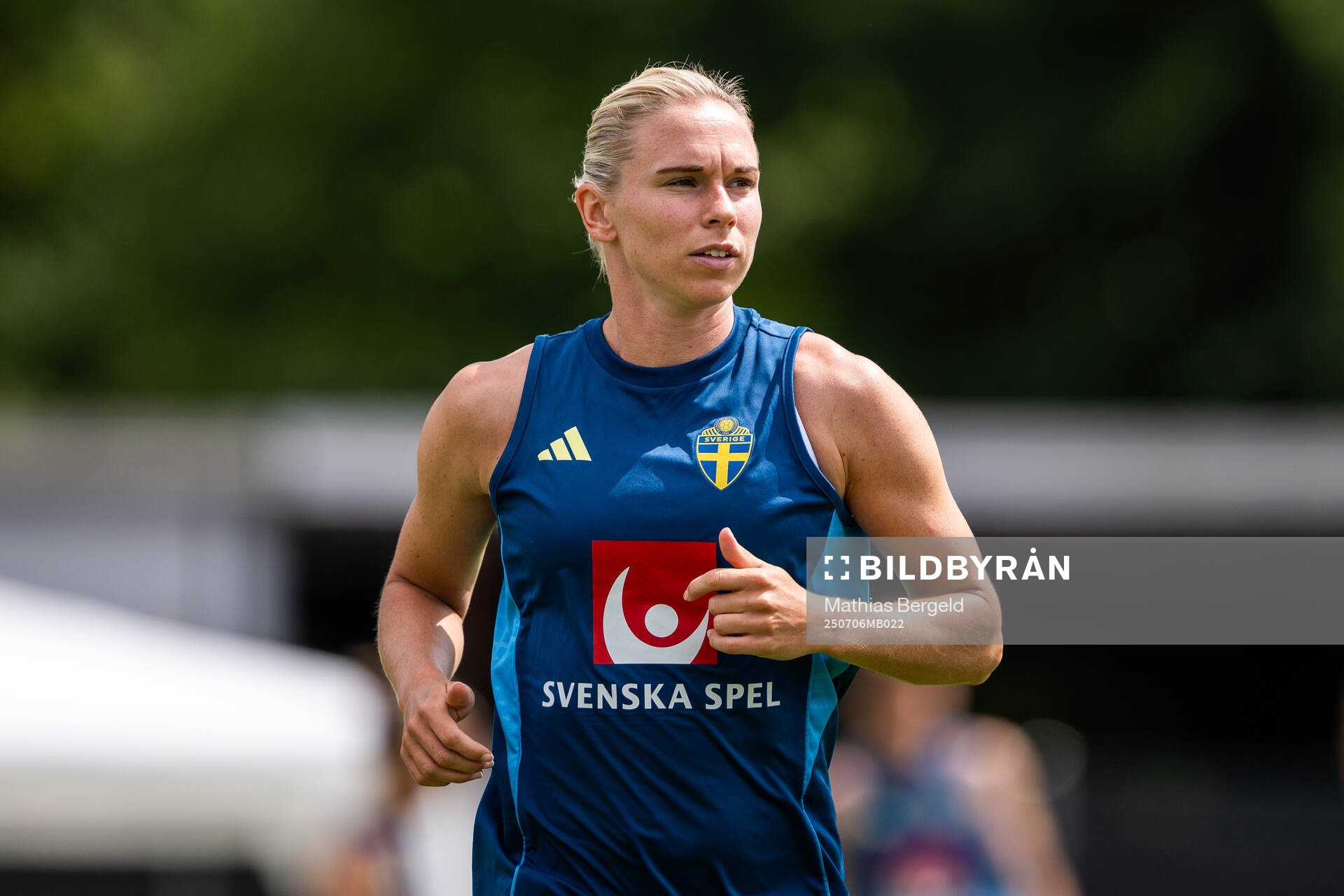 Jonna Andersson of the Swedish women's national football