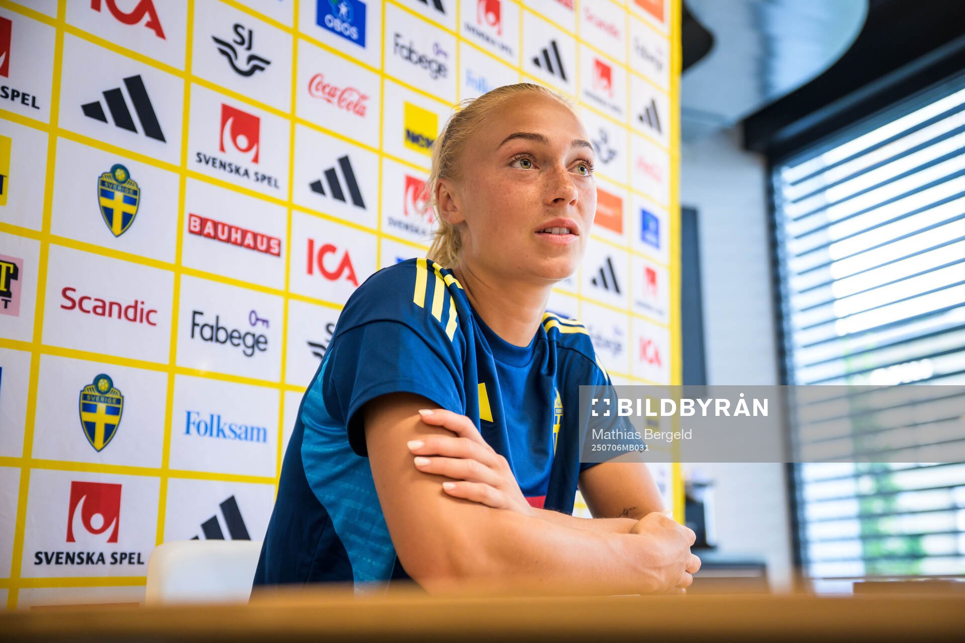 Hanna Bennison of the Swedish women's national football