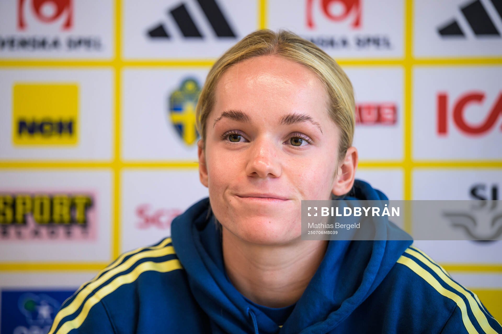 Hanna Lundkvist of the Swedish women's national football
