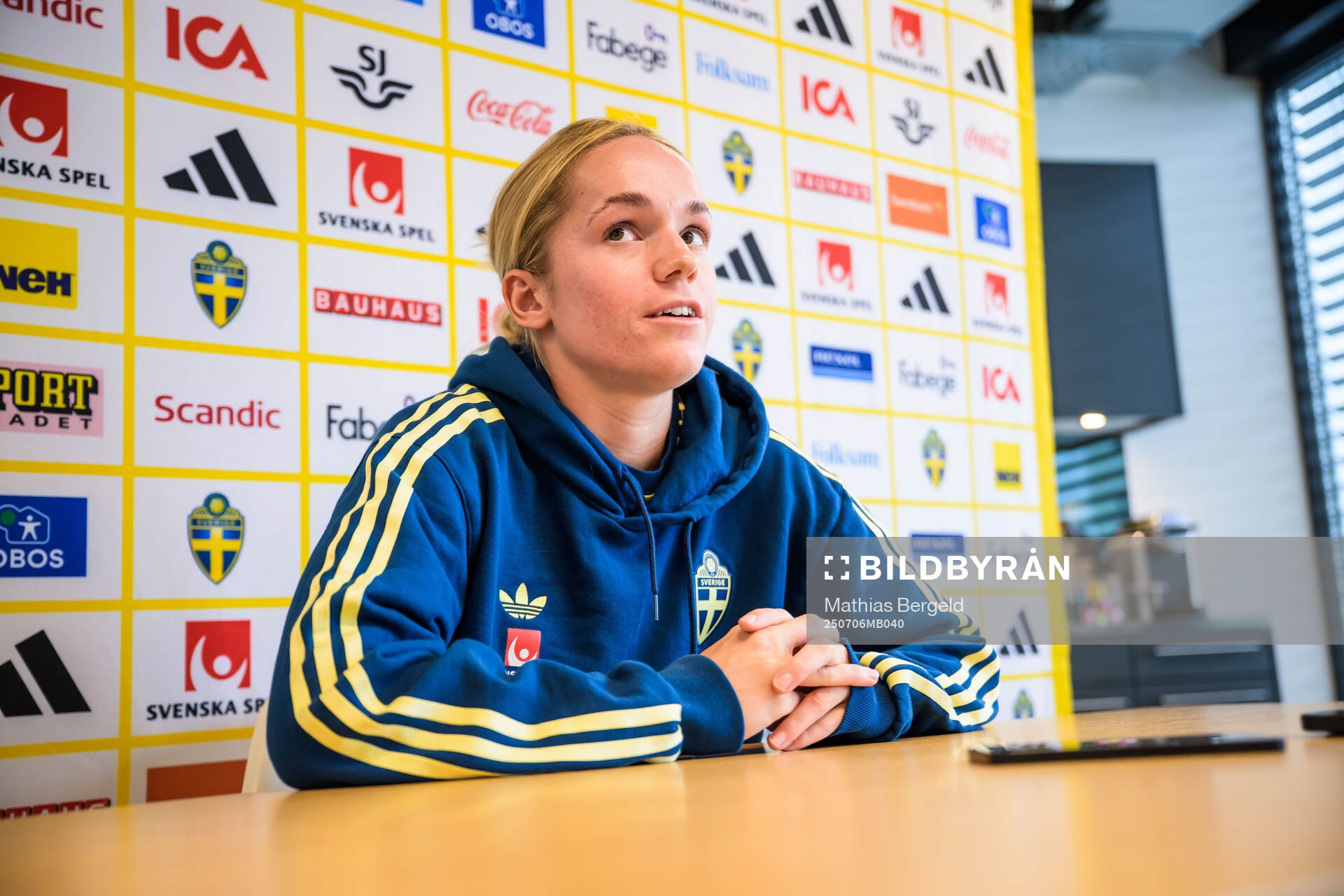 Hanna Lundkvist of the Swedish women's national football