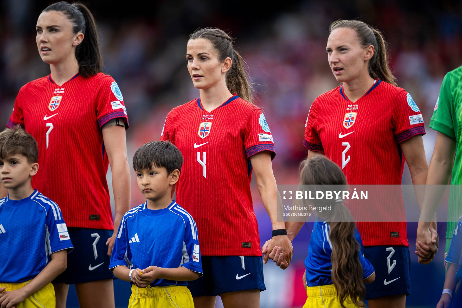 Ingrid Syrstad Engen, Tuva Hansen and Marit Bratberg Lund