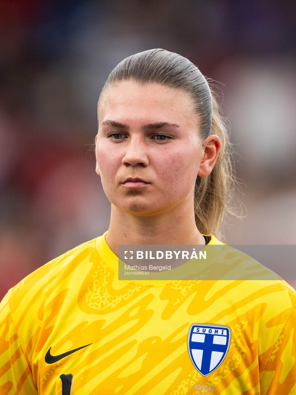 Goalkeeper Anna Koivunen of Finland