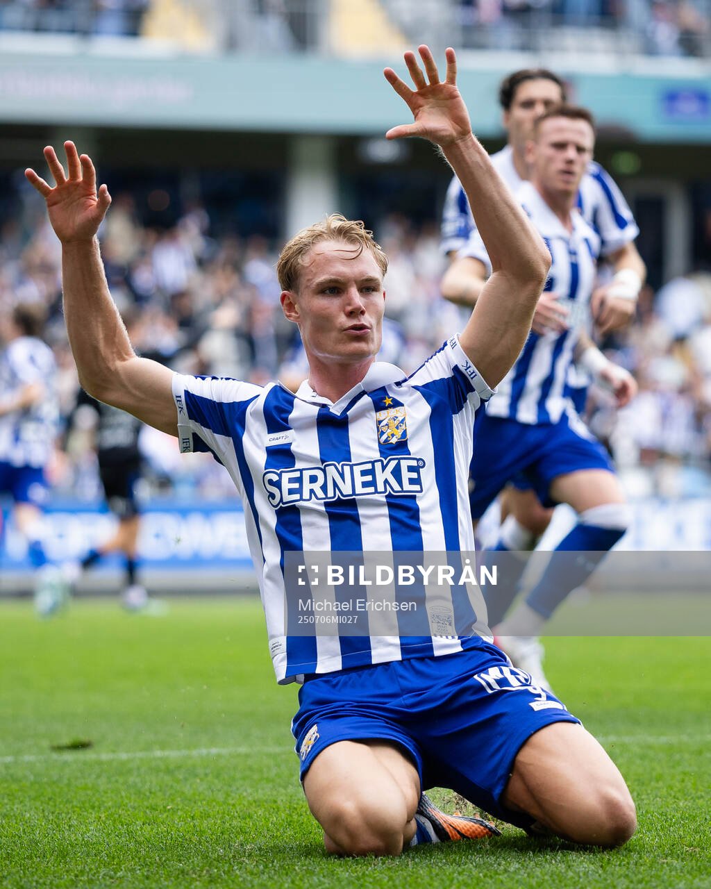 IFK Göteborgs Max Fenger jublar
