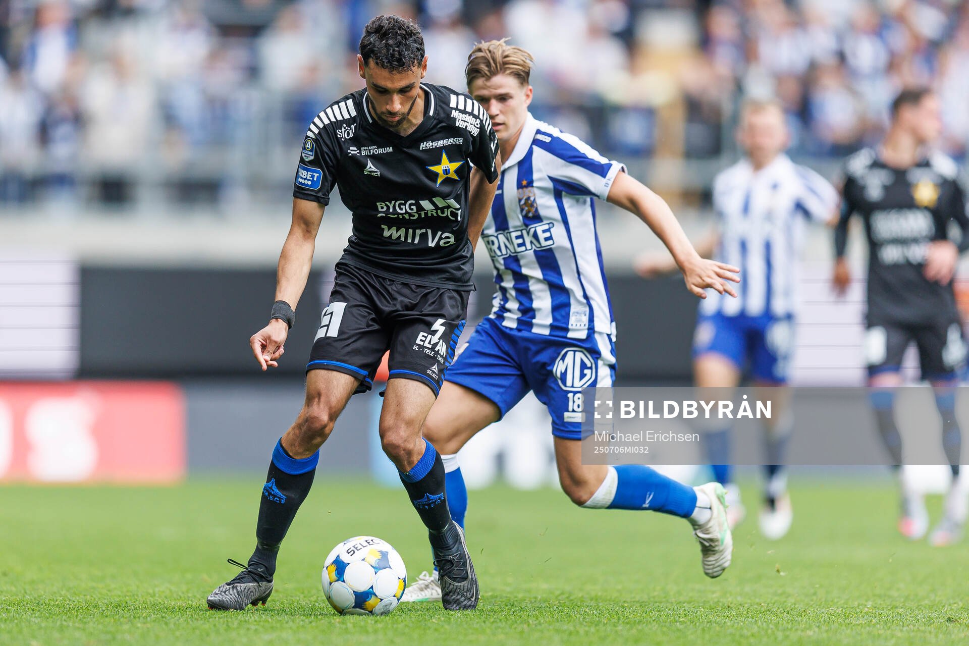 Sirius Joakim Persson och IFK Göteborgs Felix Eriksson