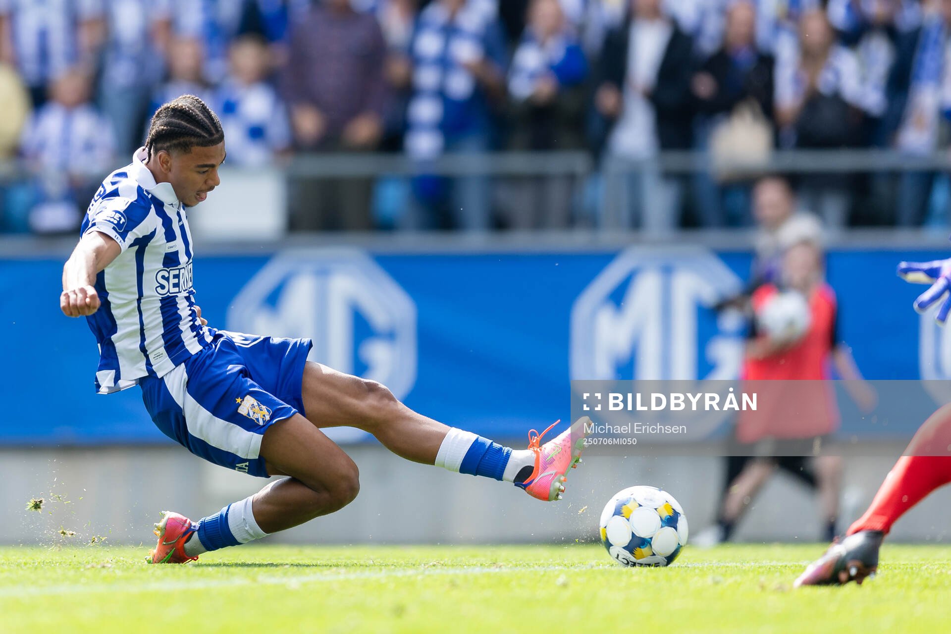 IFK Göteborgs Sebastian Clemmensen gör 3-1 på Sirius