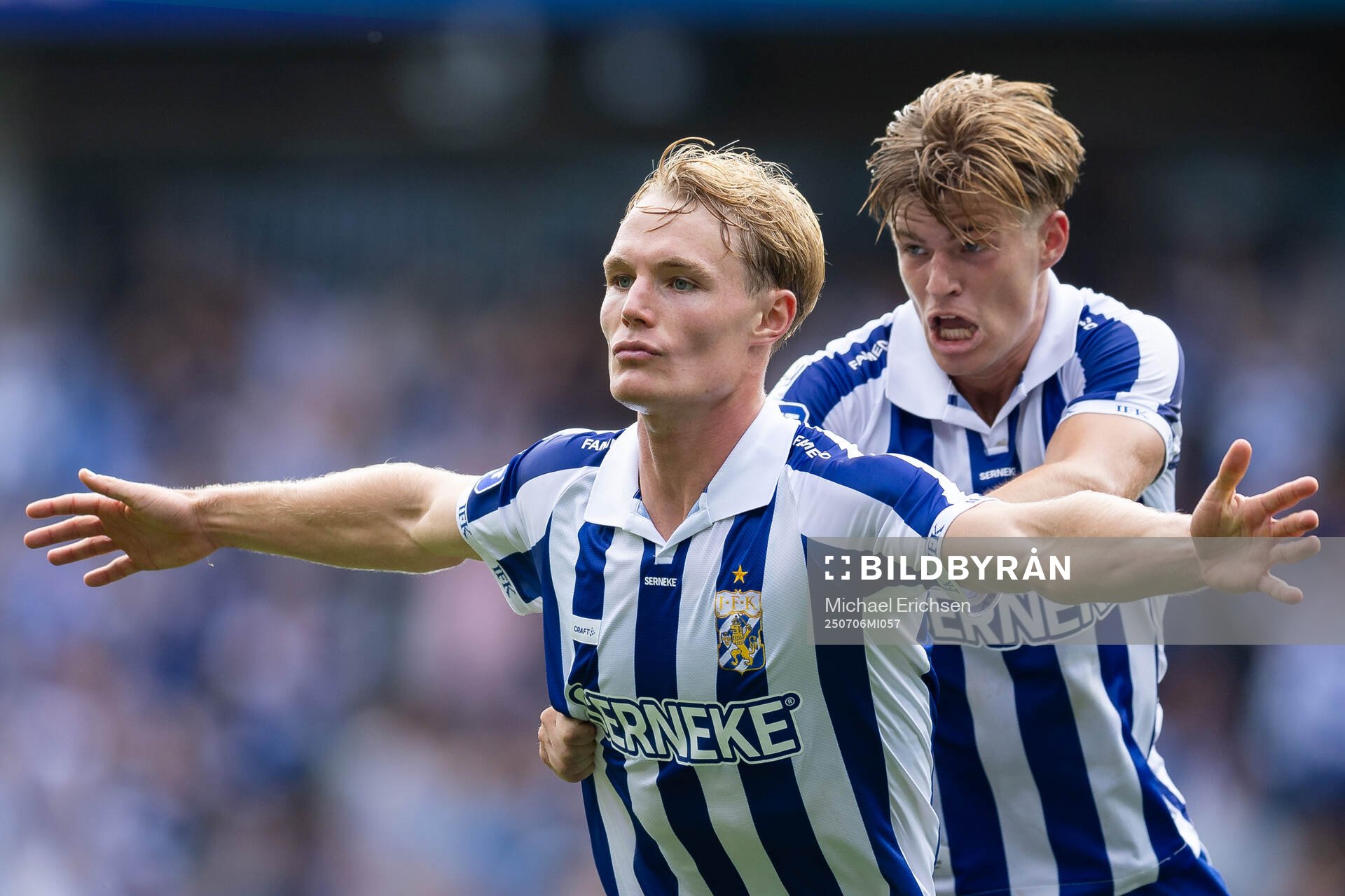IFK Göteborgs Max Fenger jublar