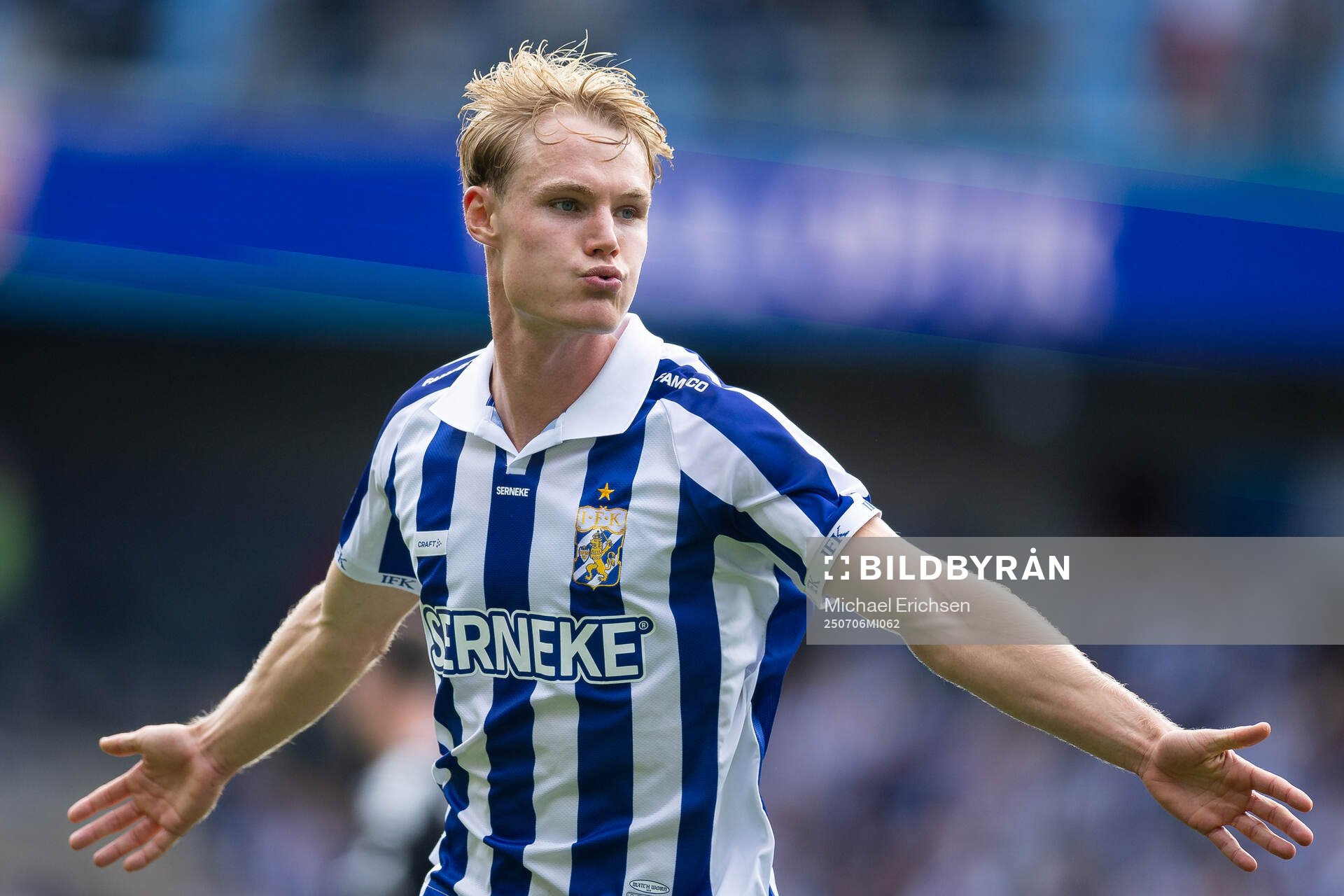 IFK Göteborgs Max Fenger jublar