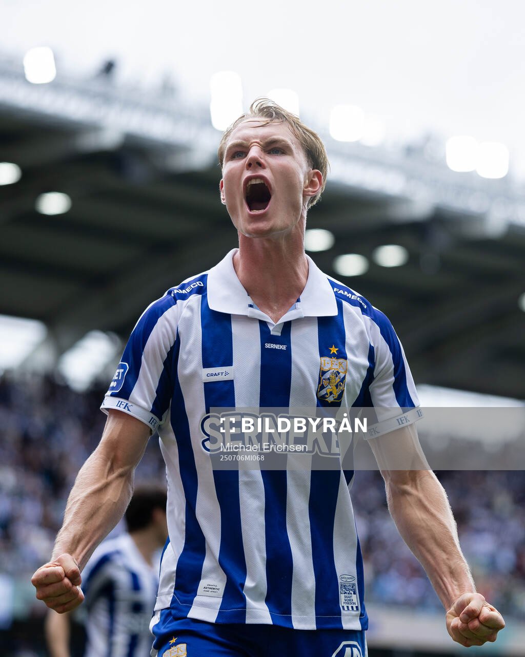 IFK Göteborgs Max Fenger jublar