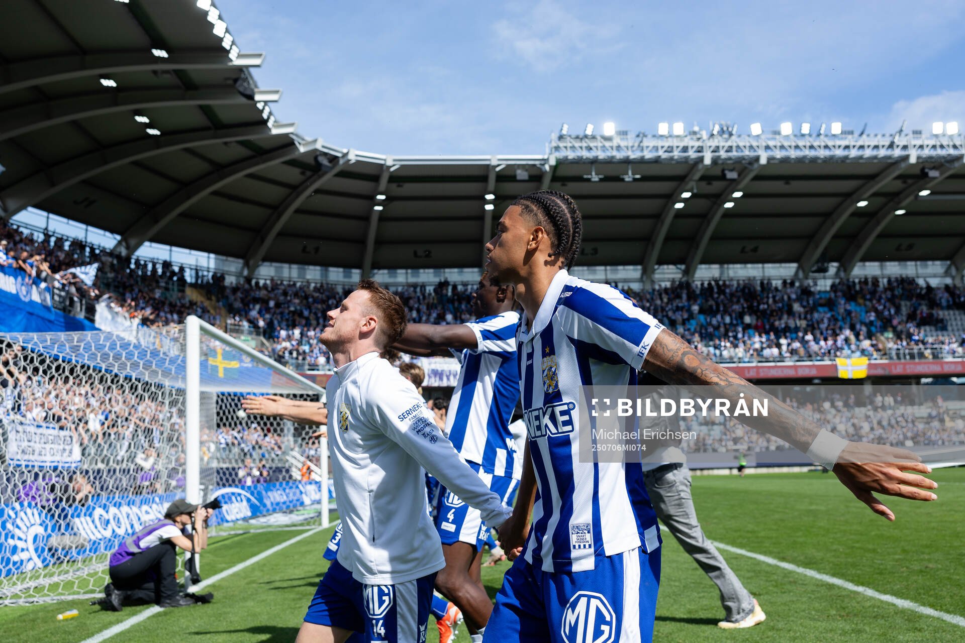 IFK Göteborgs Tobias Heintz och Sebastian Clemmensen