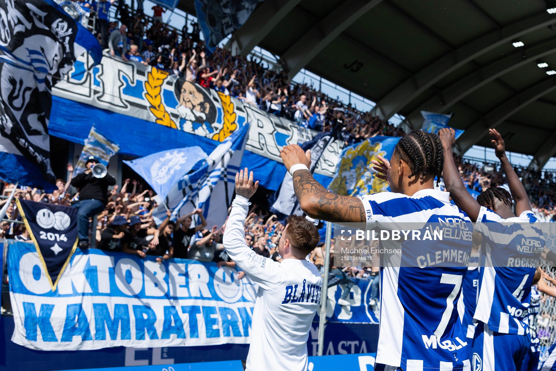 IFK Göteborgs Tobias Heintz och Sebastian Clemmensen