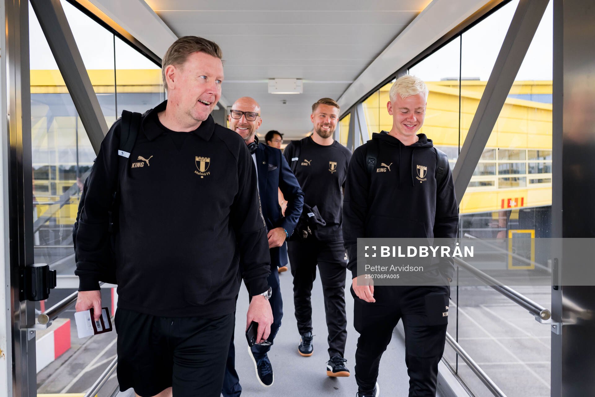 Assistant coach Peter Wettergren, coach Henrik Rydström,