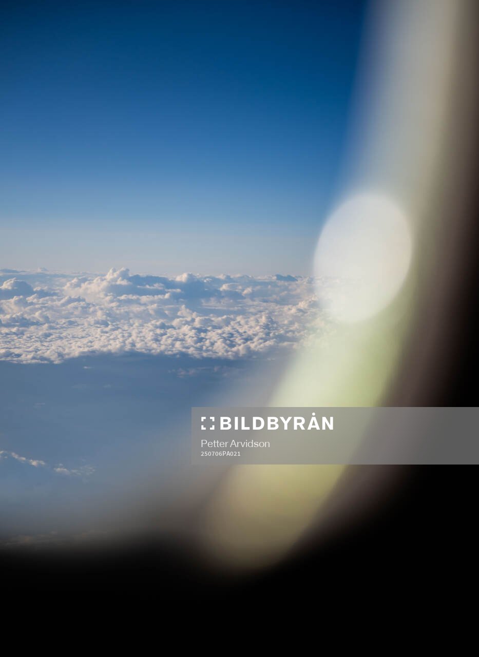 General view from the plane