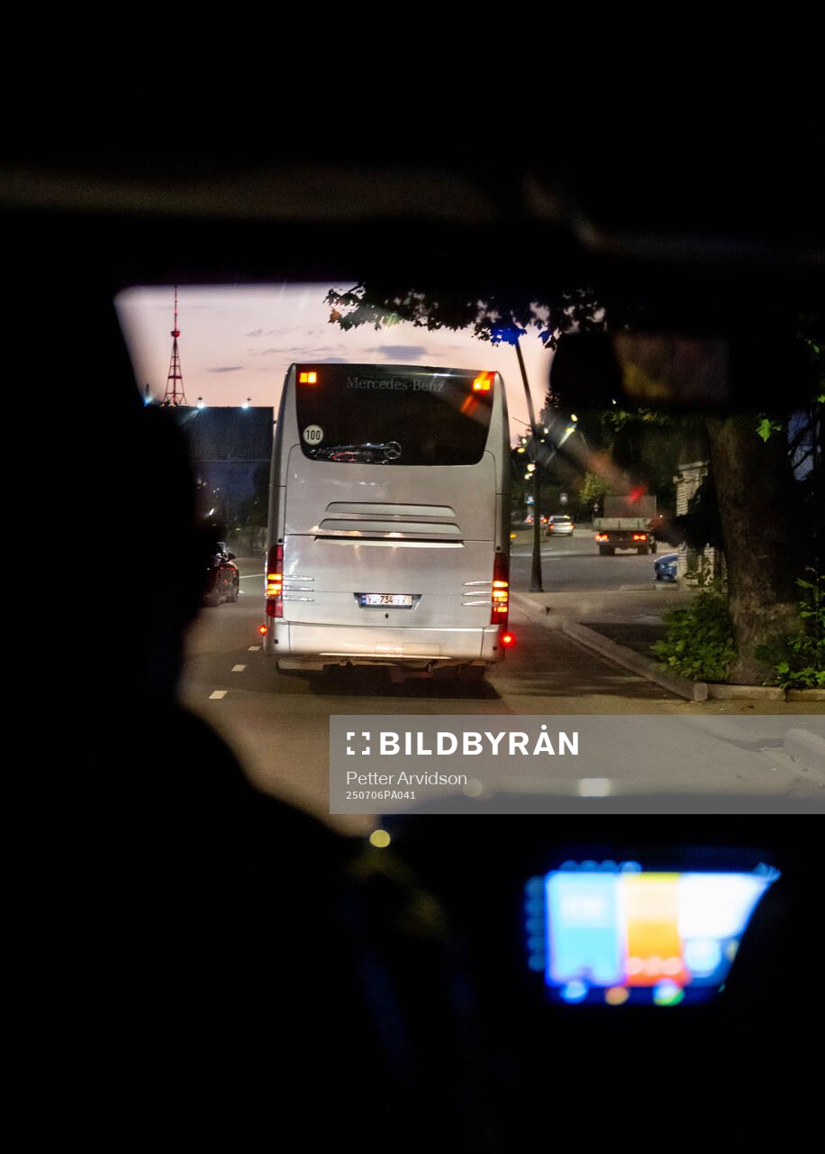 The team bus of Malmö FF