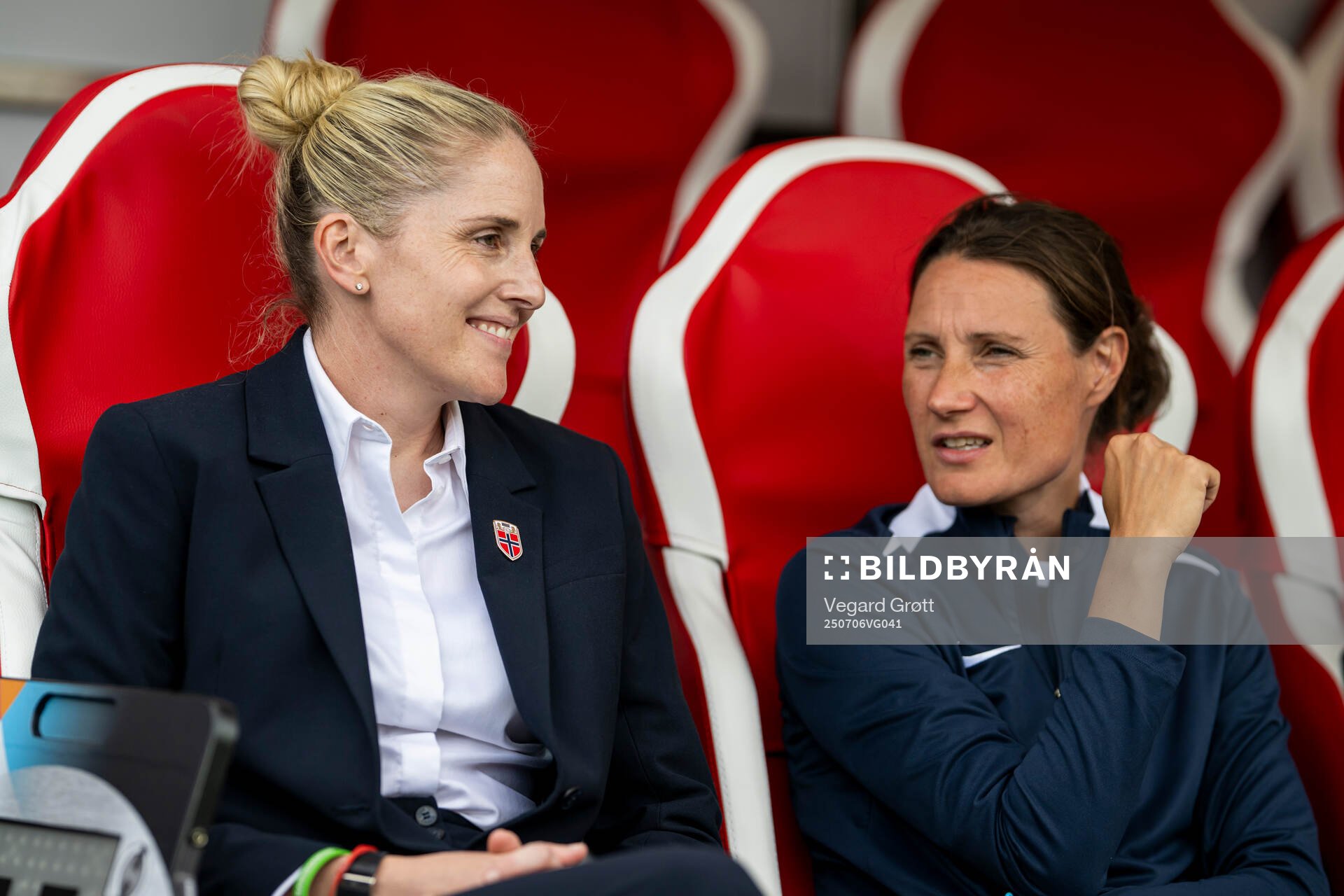 Head coach Gemma Grainger of Norway