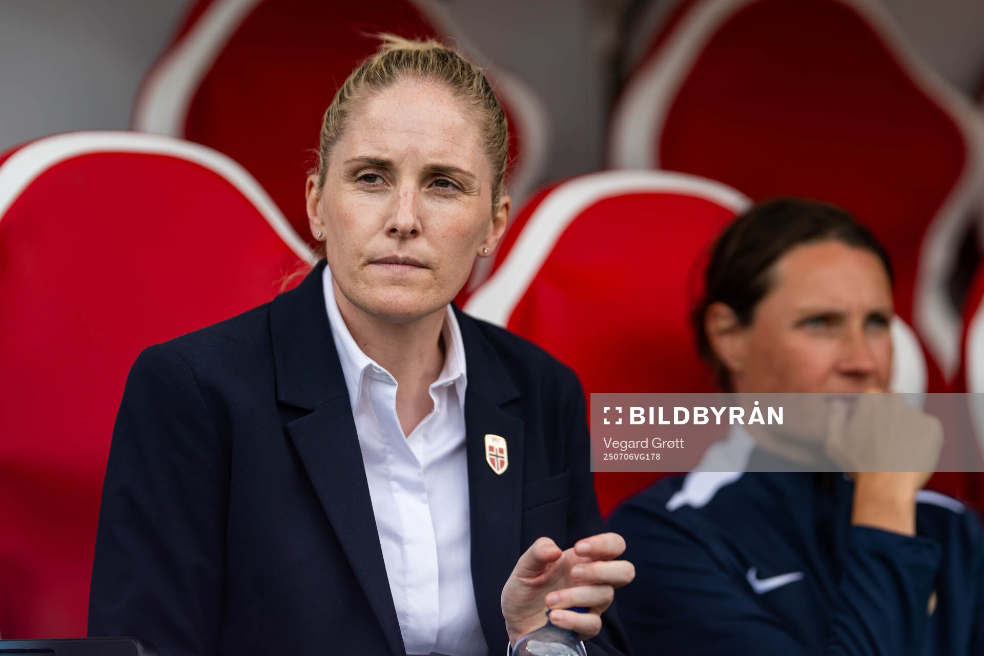 Head coach Gemma Grainger and assistant coach Ingvild