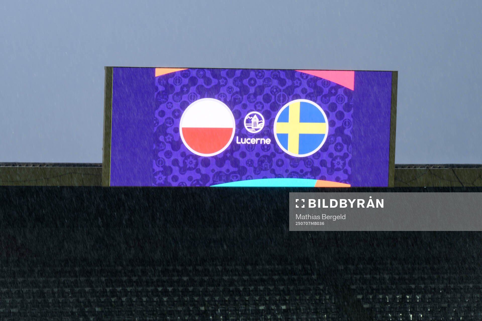 The flag of Poland and Sweden