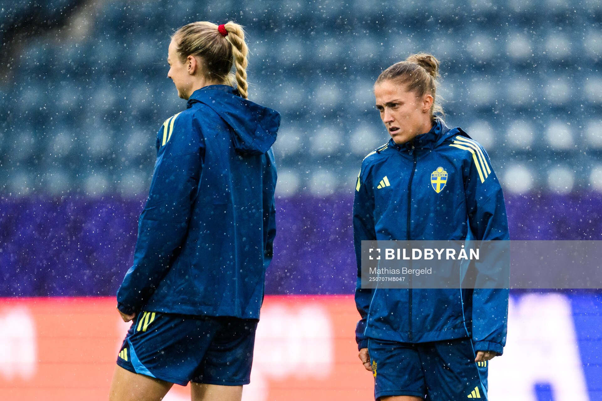 Amanda Ilestedt and Filippa Angeldahl of the Swedish