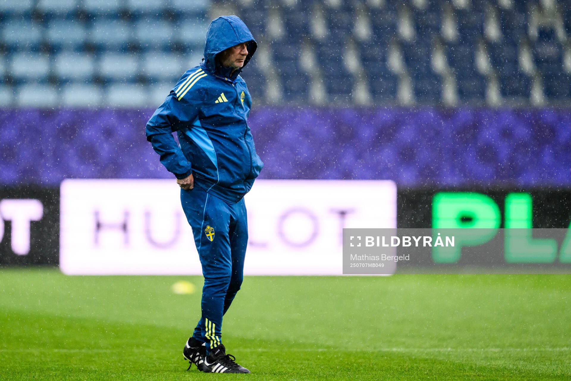 Head coach Peter Gerhardsson of the Swedish women's