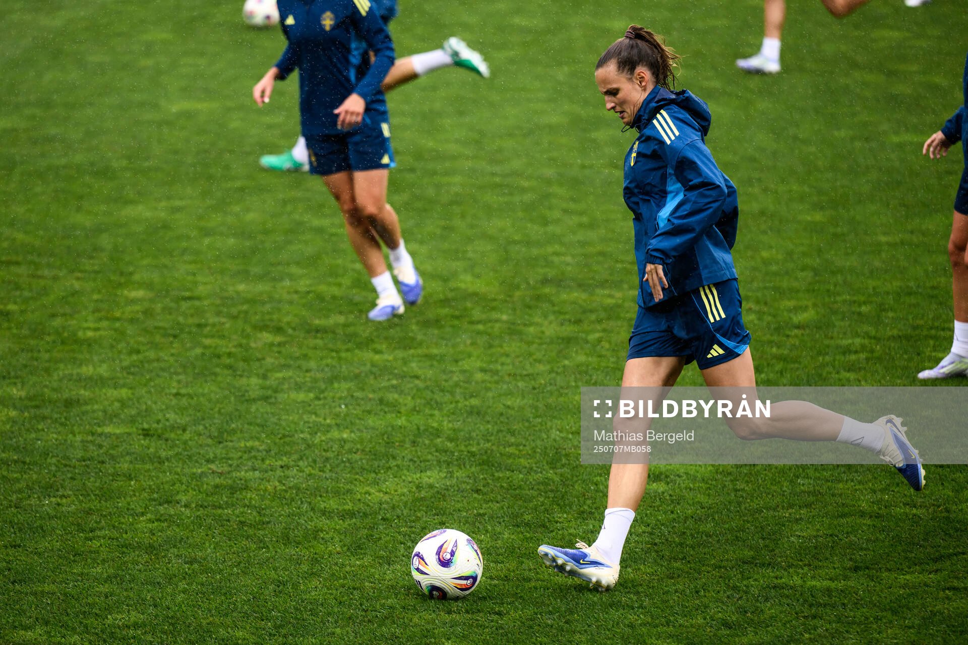 Nathalie Björn of the Swedish women's national football