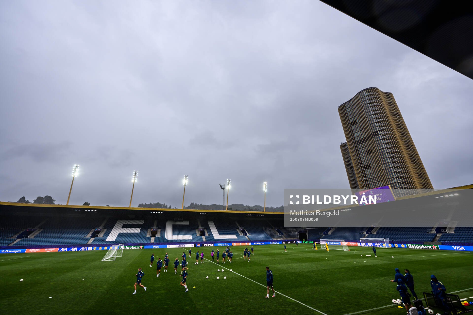 General view of Allmend Stadion Luzern