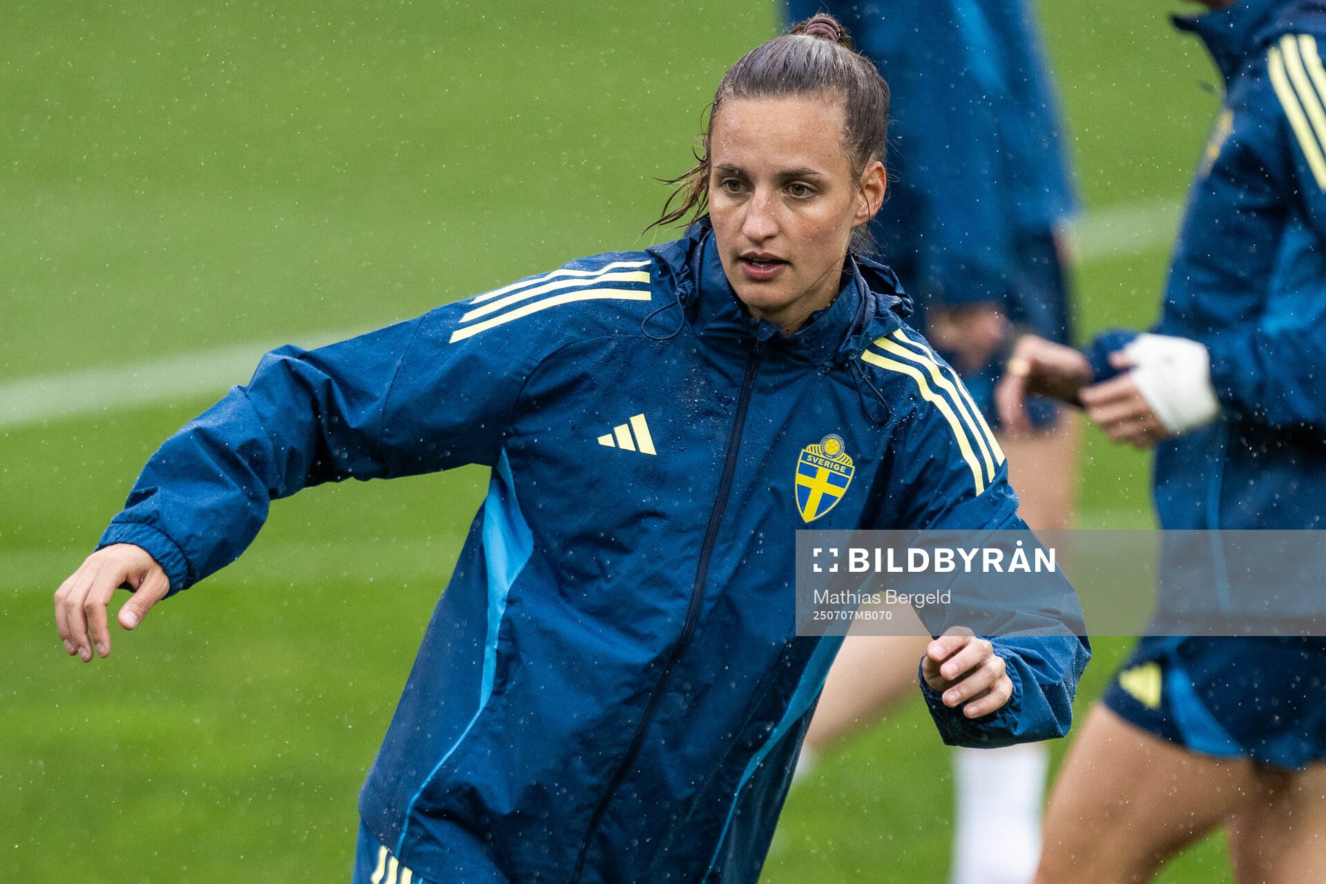 Nathalie Björn of the Swedish women's national football